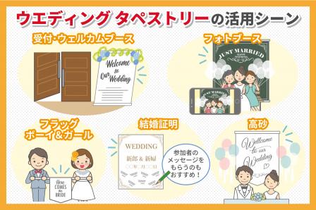 横断幕を使った結婚式をお考えならmakumakuへ